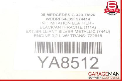 05-07 Mercedes W203 C320 C55 AMG Dash Heated Seat Hazard Light Switch Control