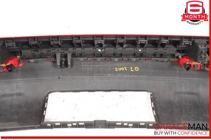 07-09 Audi Q7 Rear Bumper Cover Assembly Red OEM