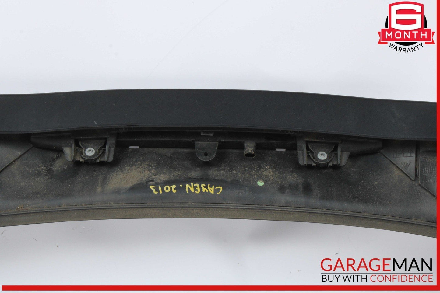 12-14 Porsche Cayenne 958 AWD Trunk Lid Molding Trim Spoiler Wing w/ Light OEM