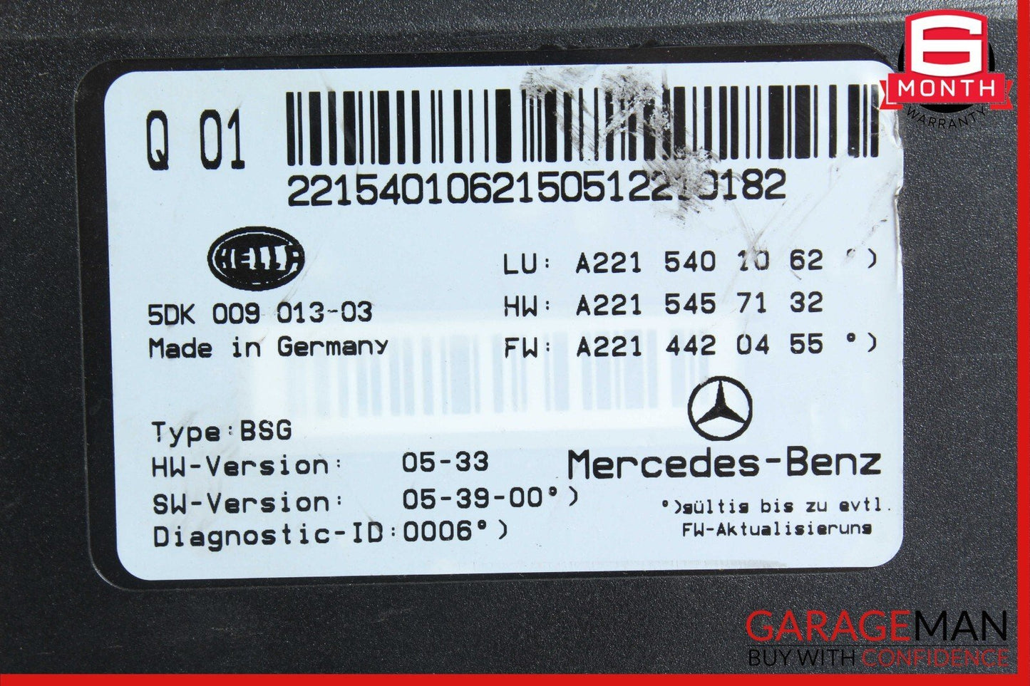 07-14 Mercedes S550 CL550 Electric Power Supply Control Fuse Box Module Unit