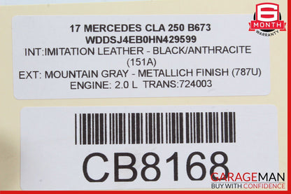 14-19 Mercedes W117 CLA250 Rear Left or Right Upper Control Arm 2463501006 OEM