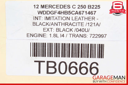 12-15 Mercedes W204 C250 Air Intake Cleaner Filter Housing Box 2710940304 OEM