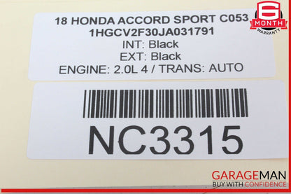 18-22 Honda Accord Sport Speedometer Instrument Cluster Gauge OEM