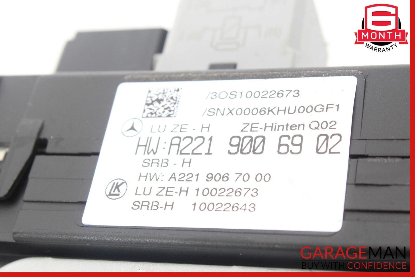 07-13 Mercedes W221 S500 S400 Rear Sam Fuse Box Relay Control OEM