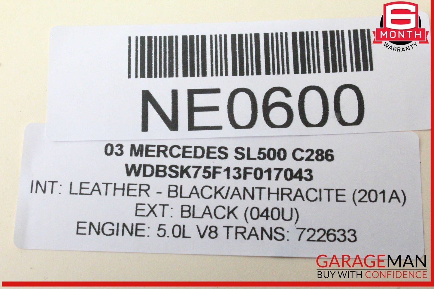03-04 Mercedes R230 SL500 SL600 SL55 AMG Amplifier Amp Bose Audio Sound OEM