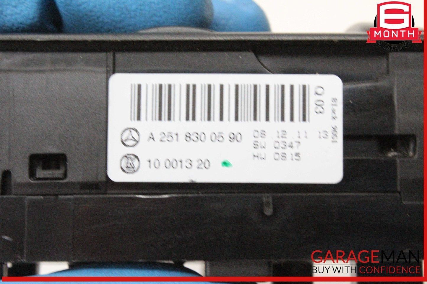 07-13 Mercedes X164 GL450 4MATIC Driver Master Window Control Switch Black OEM