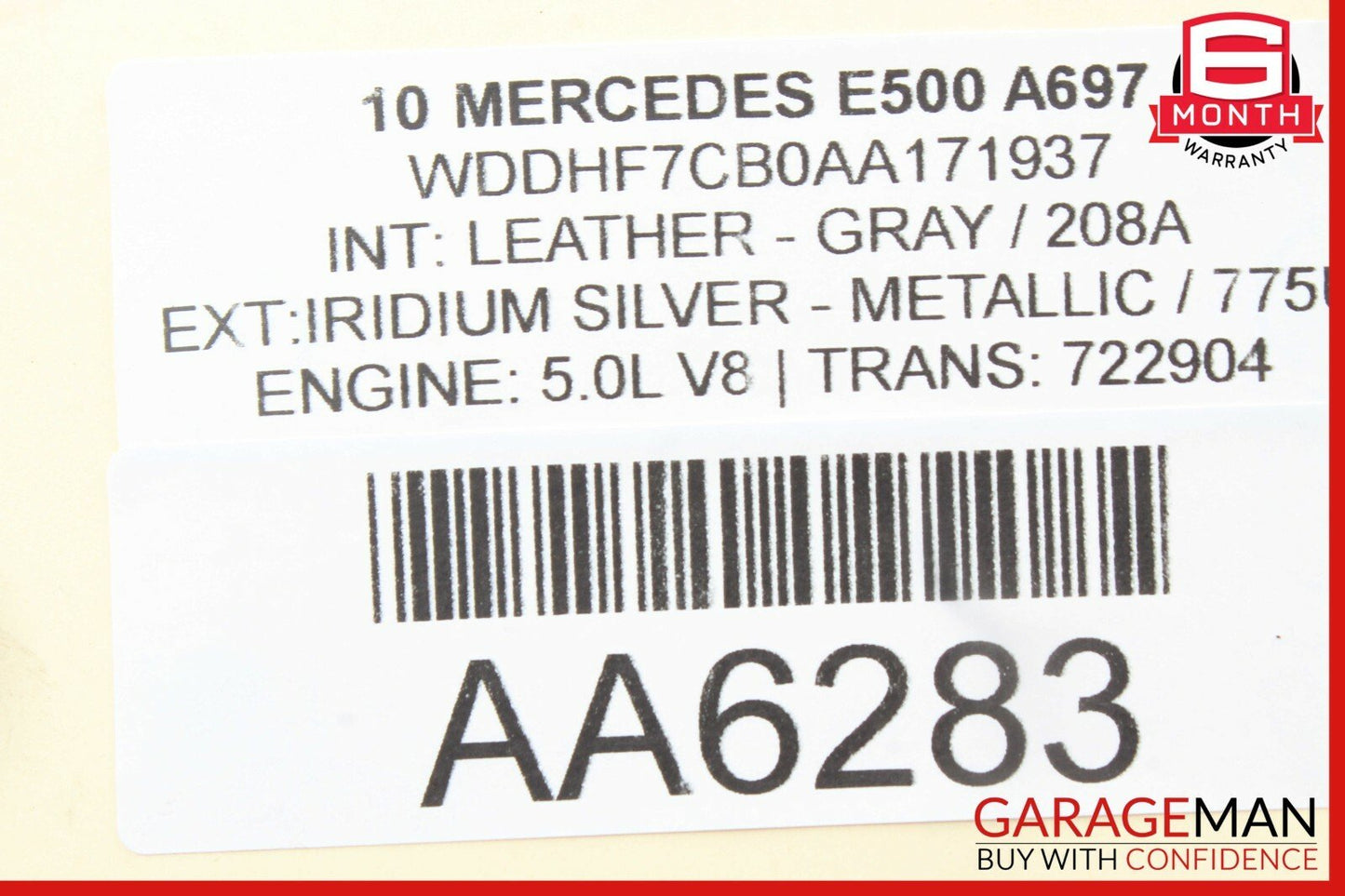 08-15 Mercedes W212 E500 C300 Rear Right Passenger Side Upper Control Arm OEM