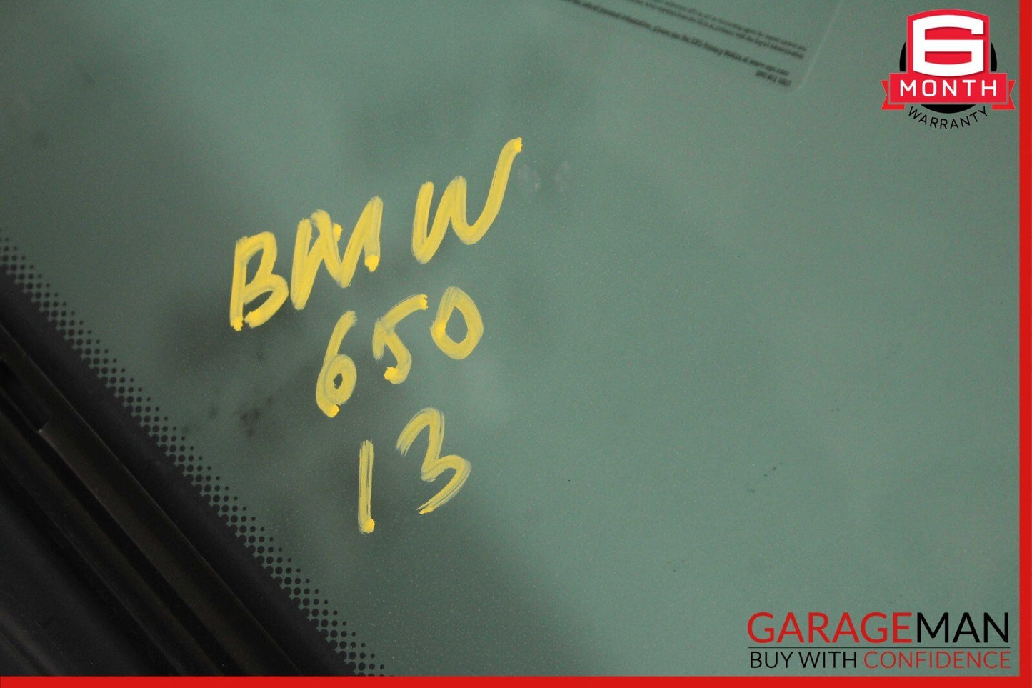 13-19 BMW 650i F06 Top Upper Sunroof Sun Roof Sliding Window Glass Panel OEM