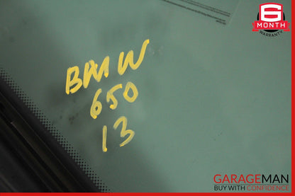 13-19 BMW 650i F06 Top Upper Sunroof Sun Roof Sliding Window Glass Panel OEM