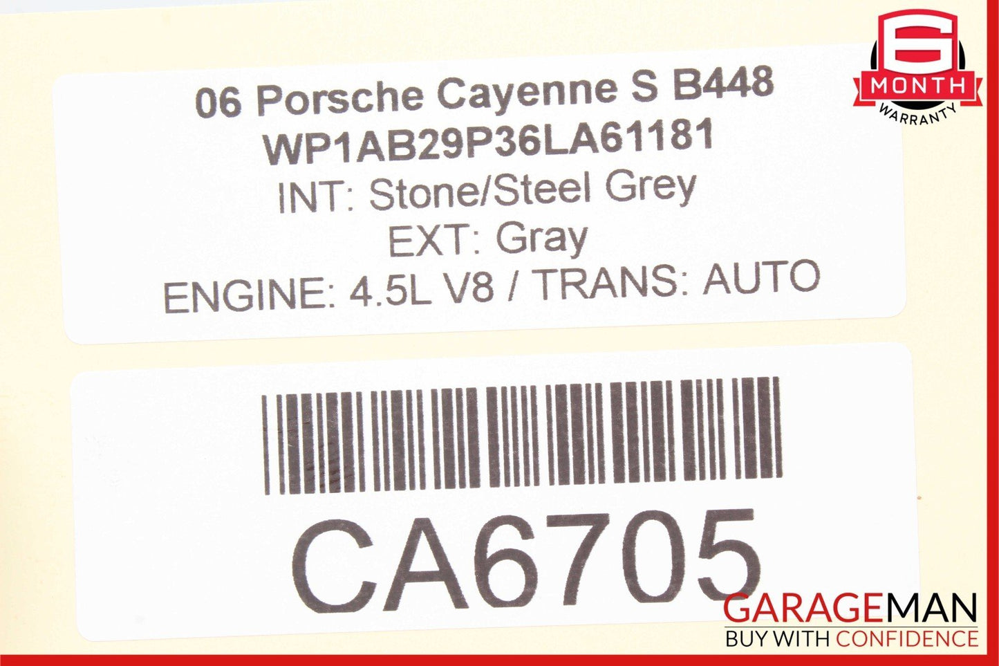 03-10 Porsche Cayenne S 955 957 Steering Column Combination Switch Arms Assembly