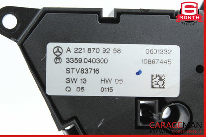 07-14 Mercedes W221 S550 CL550 Front Left Driver Seat Control Memory Switch OEM