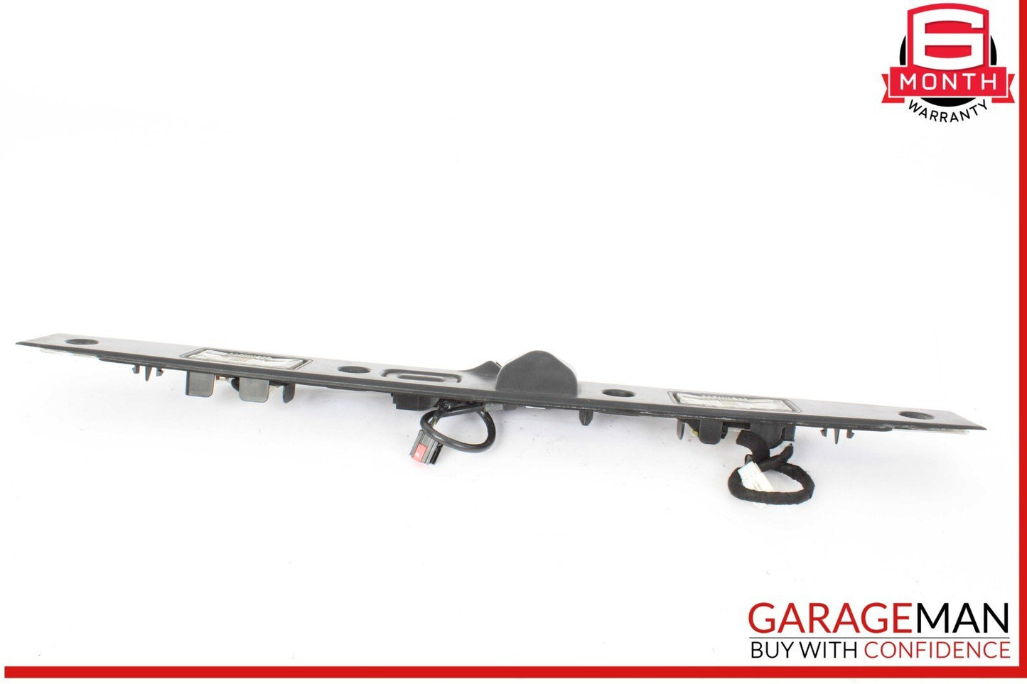 14-22 Maserati Quattroporte S Rear Trunk Lid Moulding Plate w/ Lights OEM