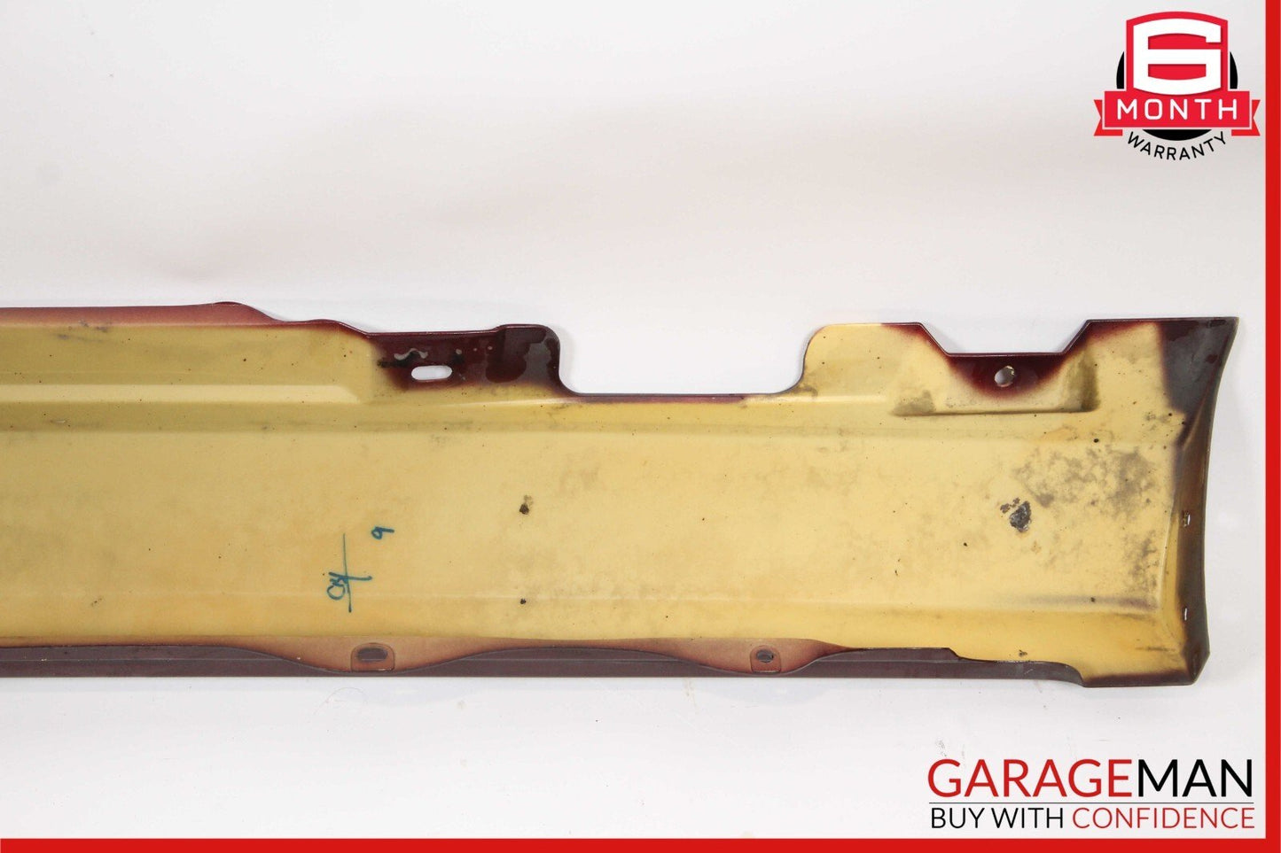 06-13 Mercedes W251 R350 R500 Left Driver Side Rocker Skirt Molding Panel Red