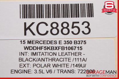 08-18 Mercedes W212 E350 Front Right Passenger Side Door Control Module OEM