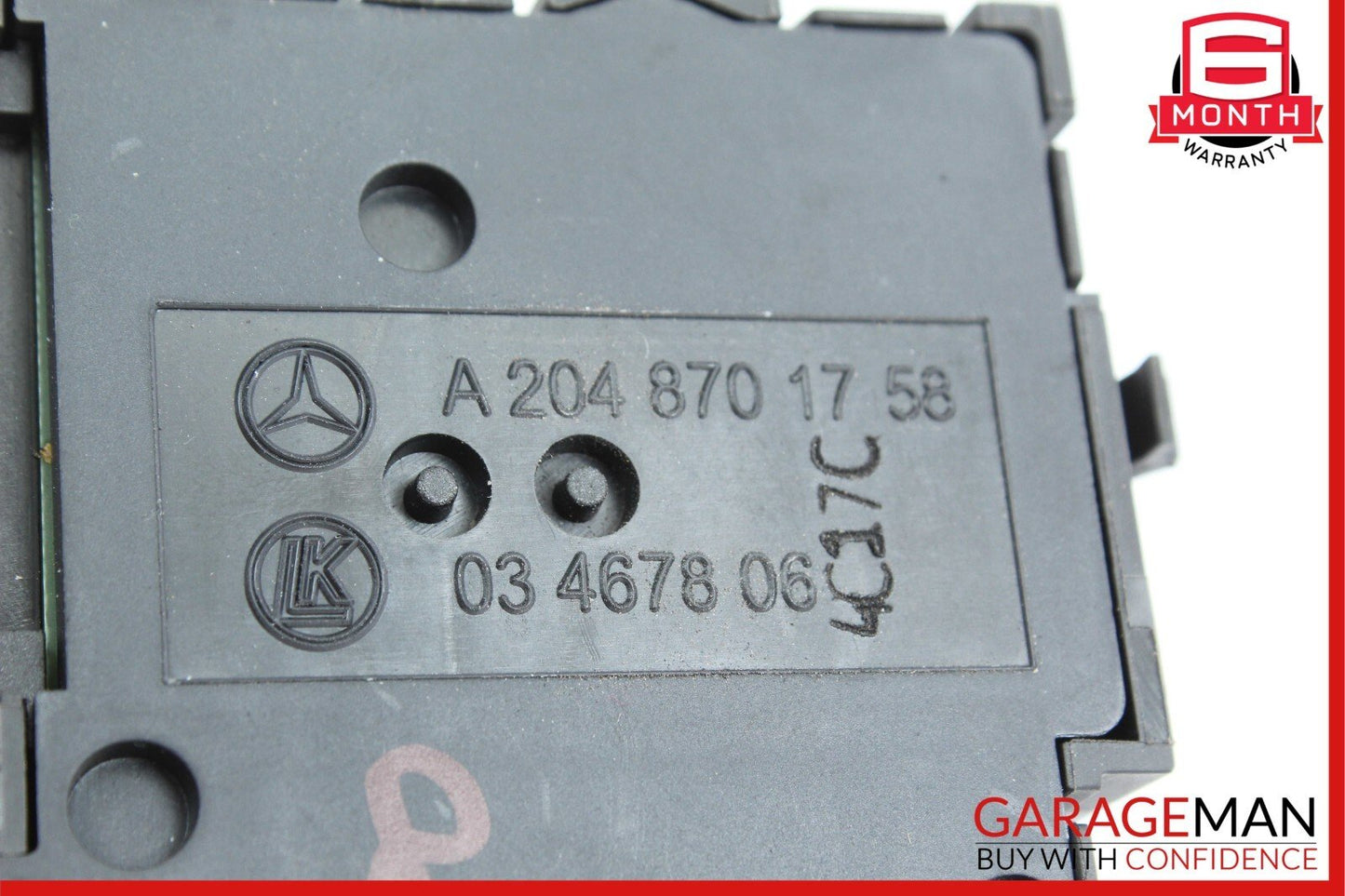 08-15 Mercedes W204 C250 C300 Front Right Passenger Seat Control Switch OEM
