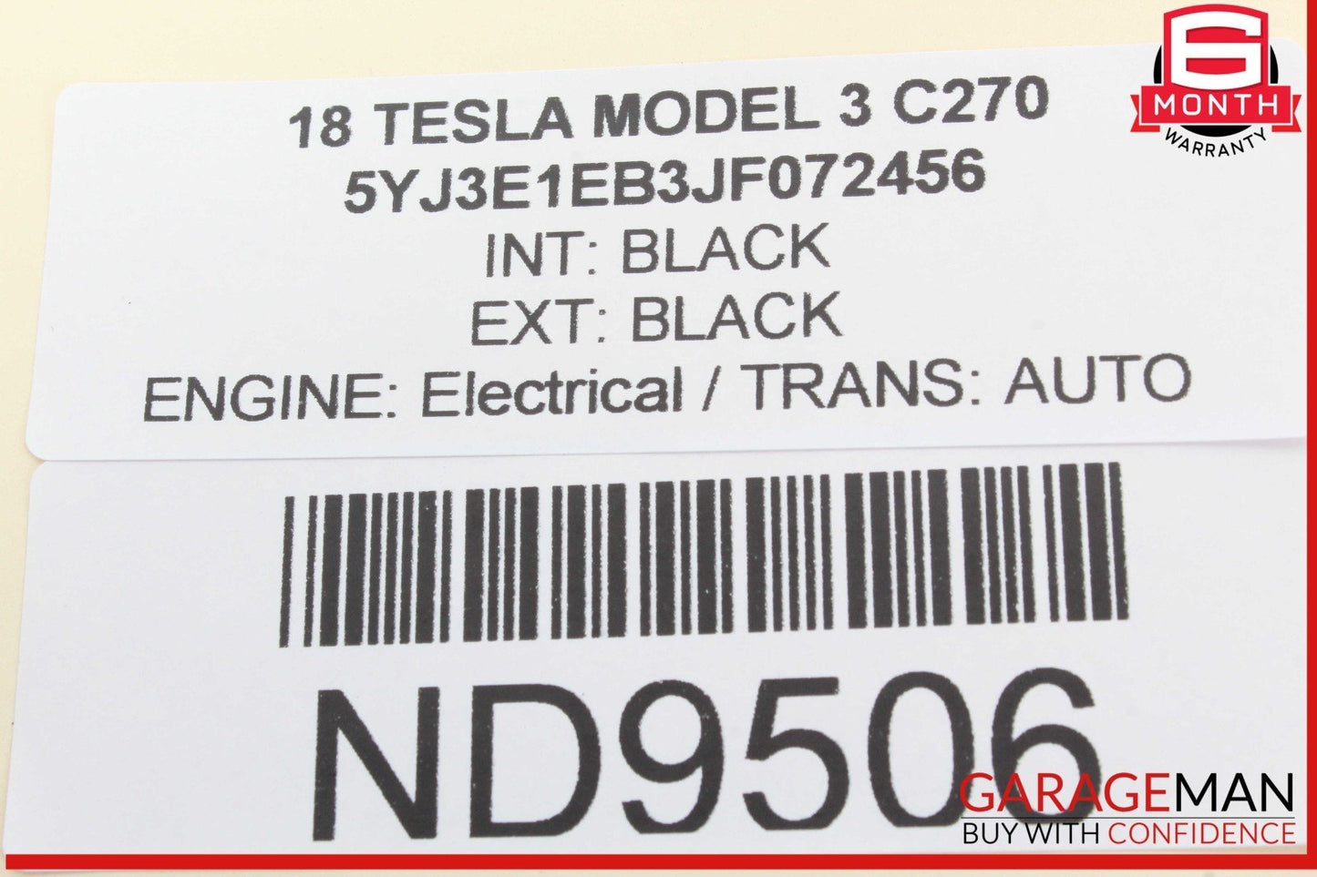 17-23 Tesla Model 3 Front Right Passenger Side Door Lock Latch Actuator OEM