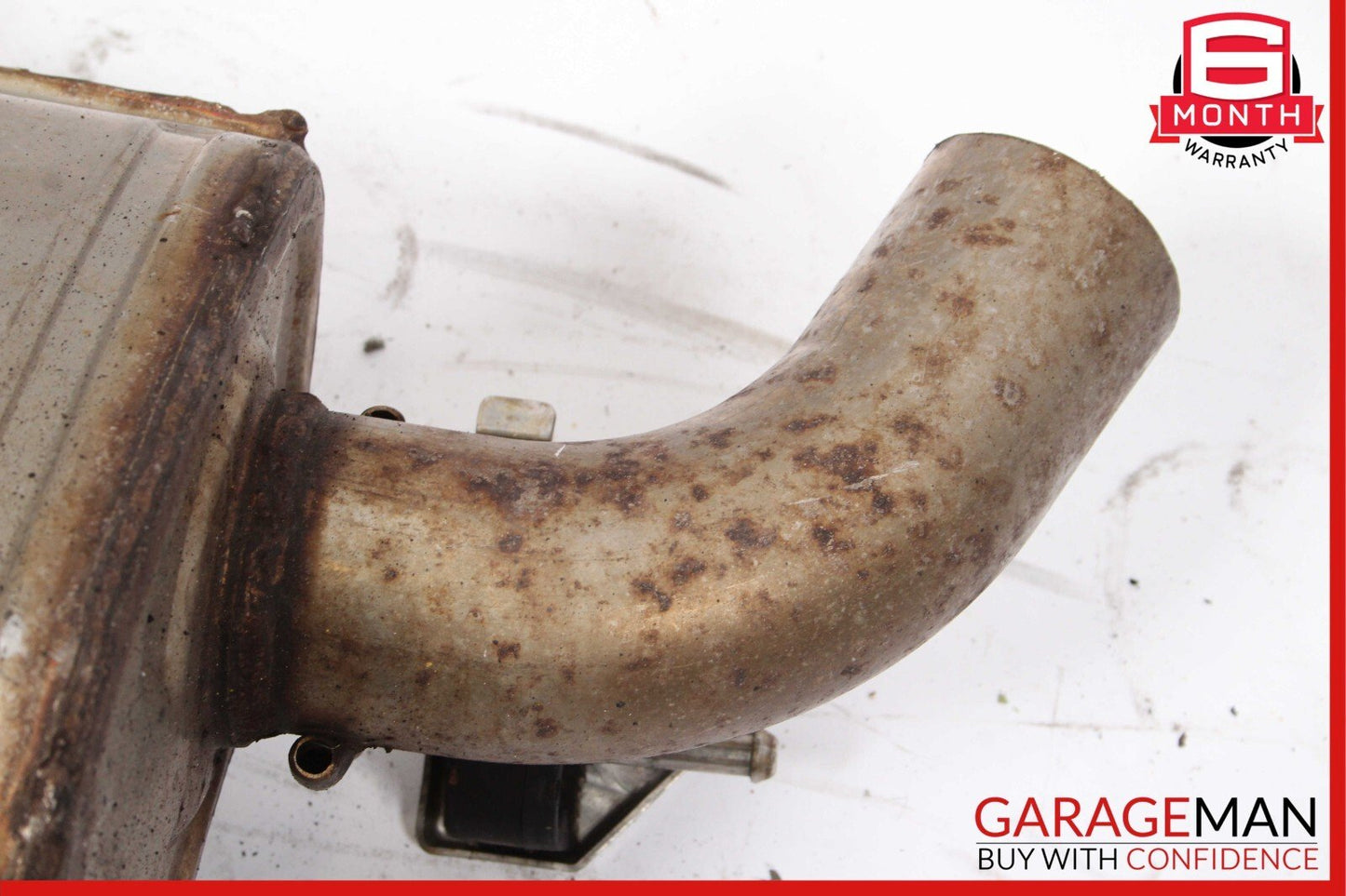 14-17 Maserati Ghibli Rear Left Driver Side Exhaust Muffler Dual Tip OEM