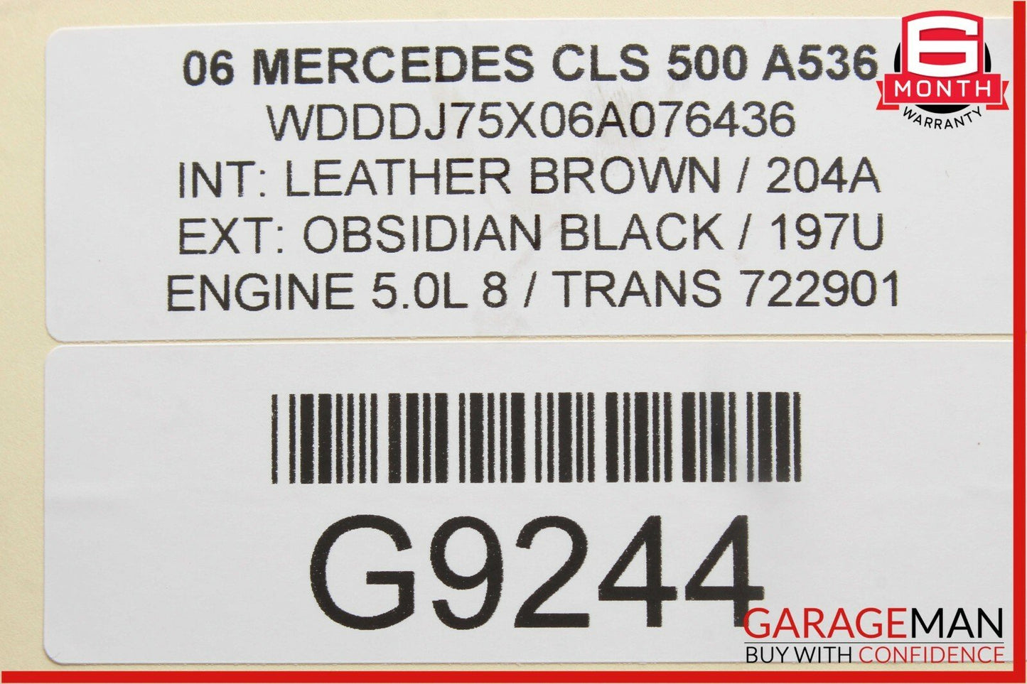 06-11 Mercedes W219 CLS500 Rear Left Side Keyless Go Door Lock Latch Actuator
