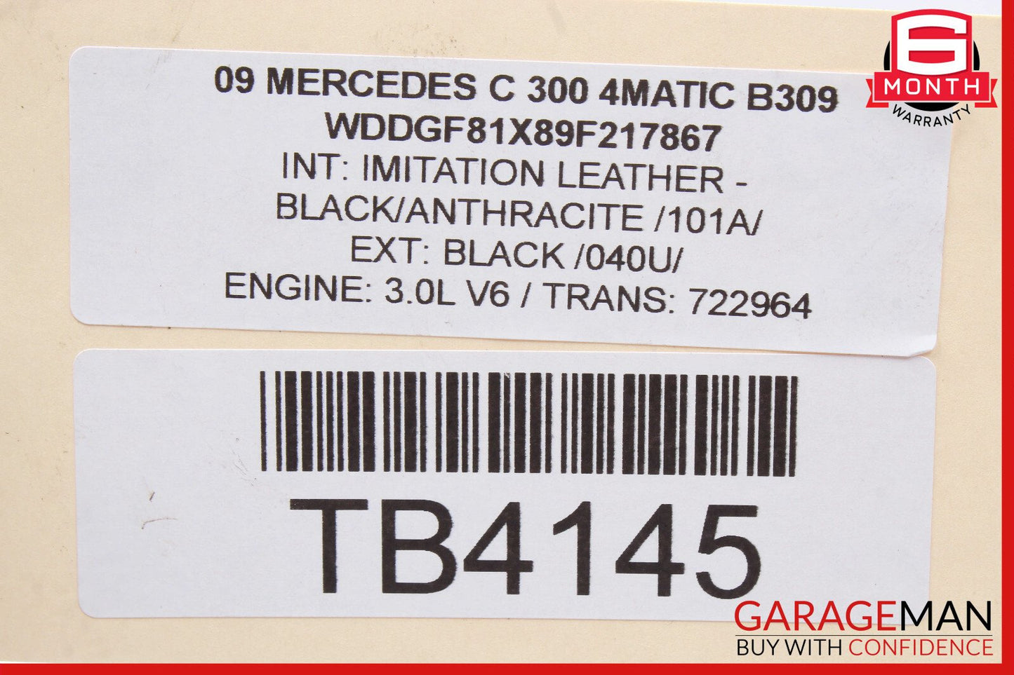 Mercedes W204 C300 S400 GLK350 E350 Engine Cylinder Head Cover Right Side OEM