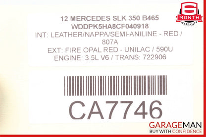 12-16 Mercedes R172 SLK350 SLK55 AMG Rear Right / Left Axle CV Half Shaft OEM