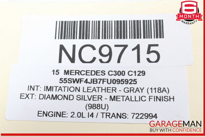 15-20 Mercedes W205 C300 Rear Right / Left Suspension Upper Control Arm OEM