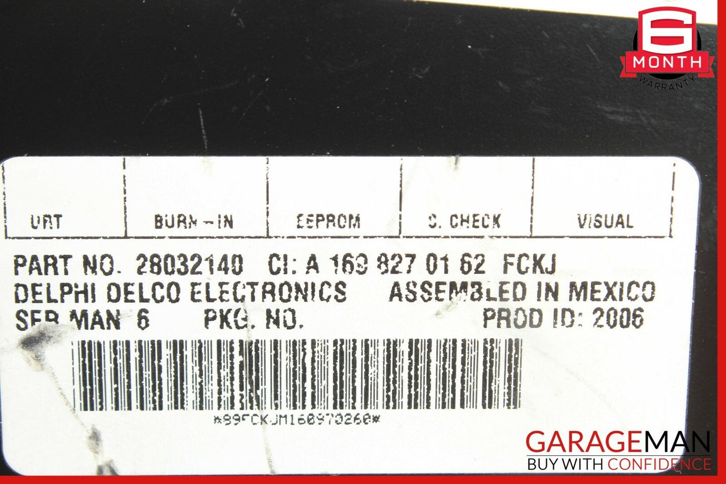 03-08 Mercedes CLK320 E63 AMG Sirius Satellite Radio Receiver Control Module OEM