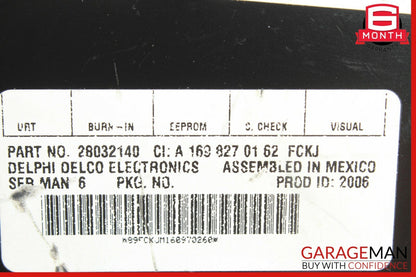 03-08 Mercedes CLK320 E63 AMG Sirius Satellite Radio Receiver Control Module OEM