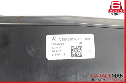 15-20 Mercedes W205 C300 Rear Center Console AC Air Vent Grille Trim Cover Assy