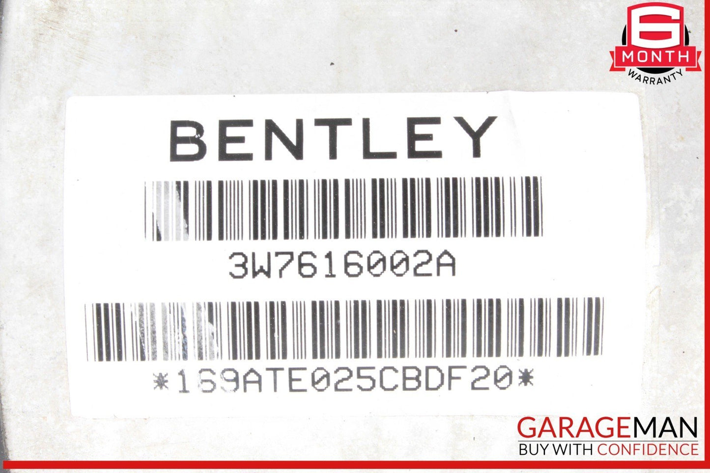 07-11 Bentley Continental GTC Rear Right Air Ride Air Shock Strut 3W7616002A OEM