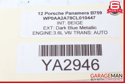 10-16 Porsche Panamera 970 Grab Grip Handle Roof Overhead Set of 4 Pc Beige