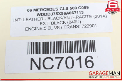 06-08 Mercedes W219 CLS500 Front Right Passenger Side Door Rear View Mirror OEM