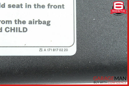 05-11 Mercedes R171 SLK280 Front Right Side Sunvisor Sun Visor Shade A99 OEM