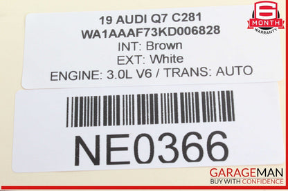 17-24 Audi Q7 Rear Right Passenger Side Rearward Upper Control Arm 4M0505398R