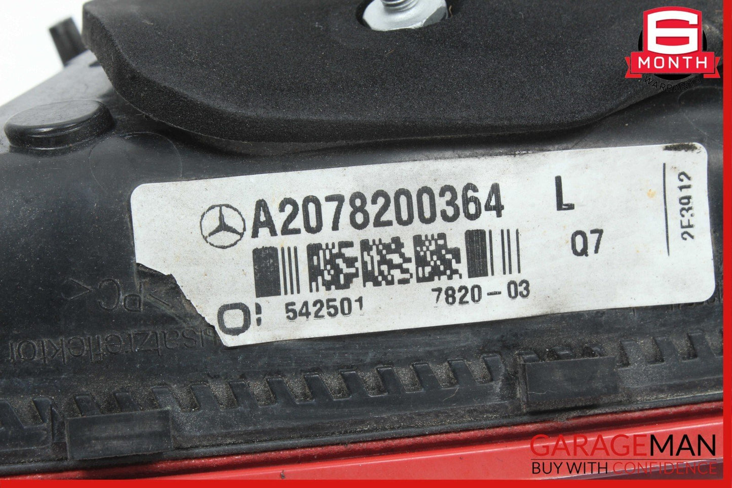 10-13 Mercedes W212 E350 Inner Tail Light Lamp Rear Left Side OEM