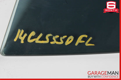 12-18 Mercedes W218 CLS500 CLS550 CLS63 Front Left Side Door Window Glass OEM