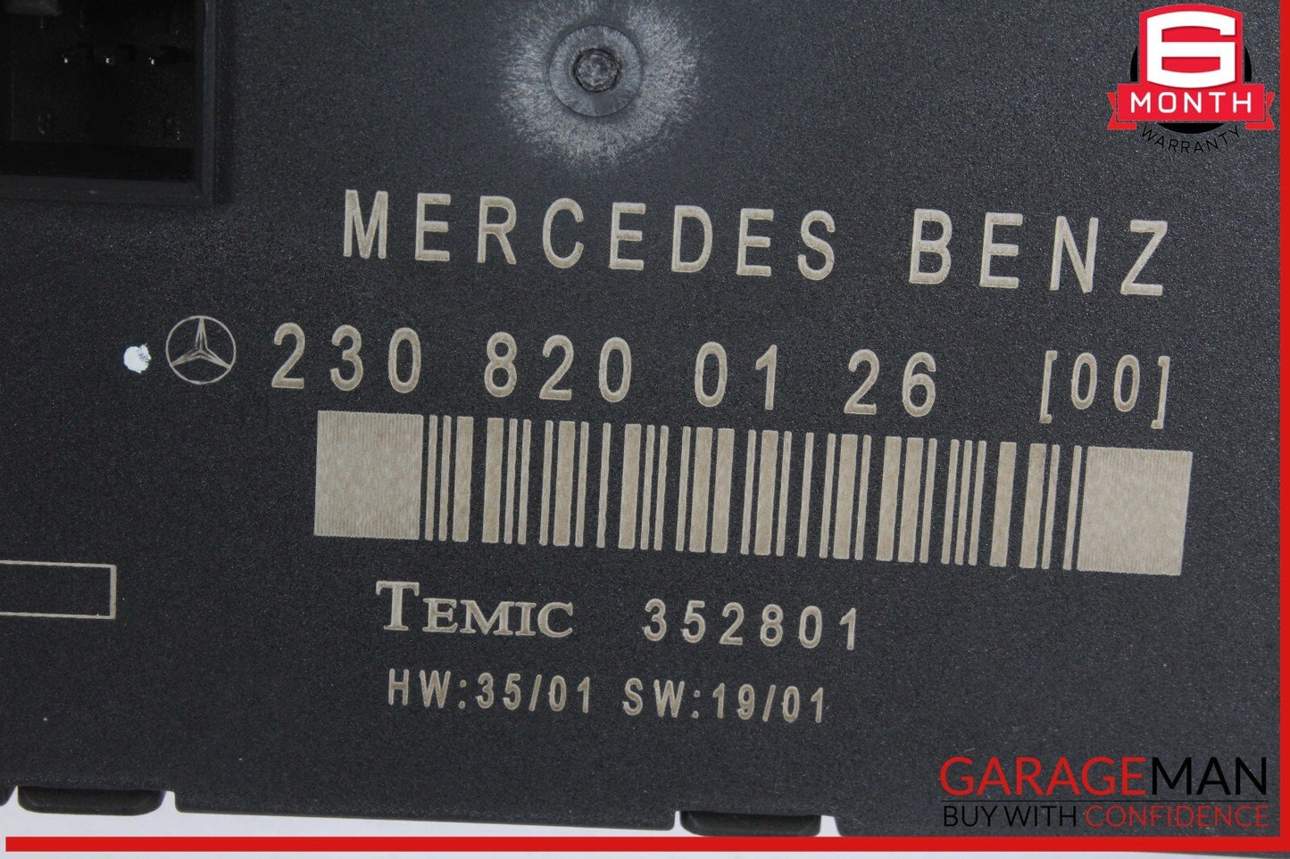 03-12 Mercedes R230 SL500 SL55 AMG Front Left Door Control Module 2308200126 OEM