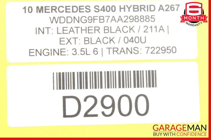 10-13 Mercedes W221 S400 S550 S63 AMG Rear Parktronic Control Module Q01 OEM