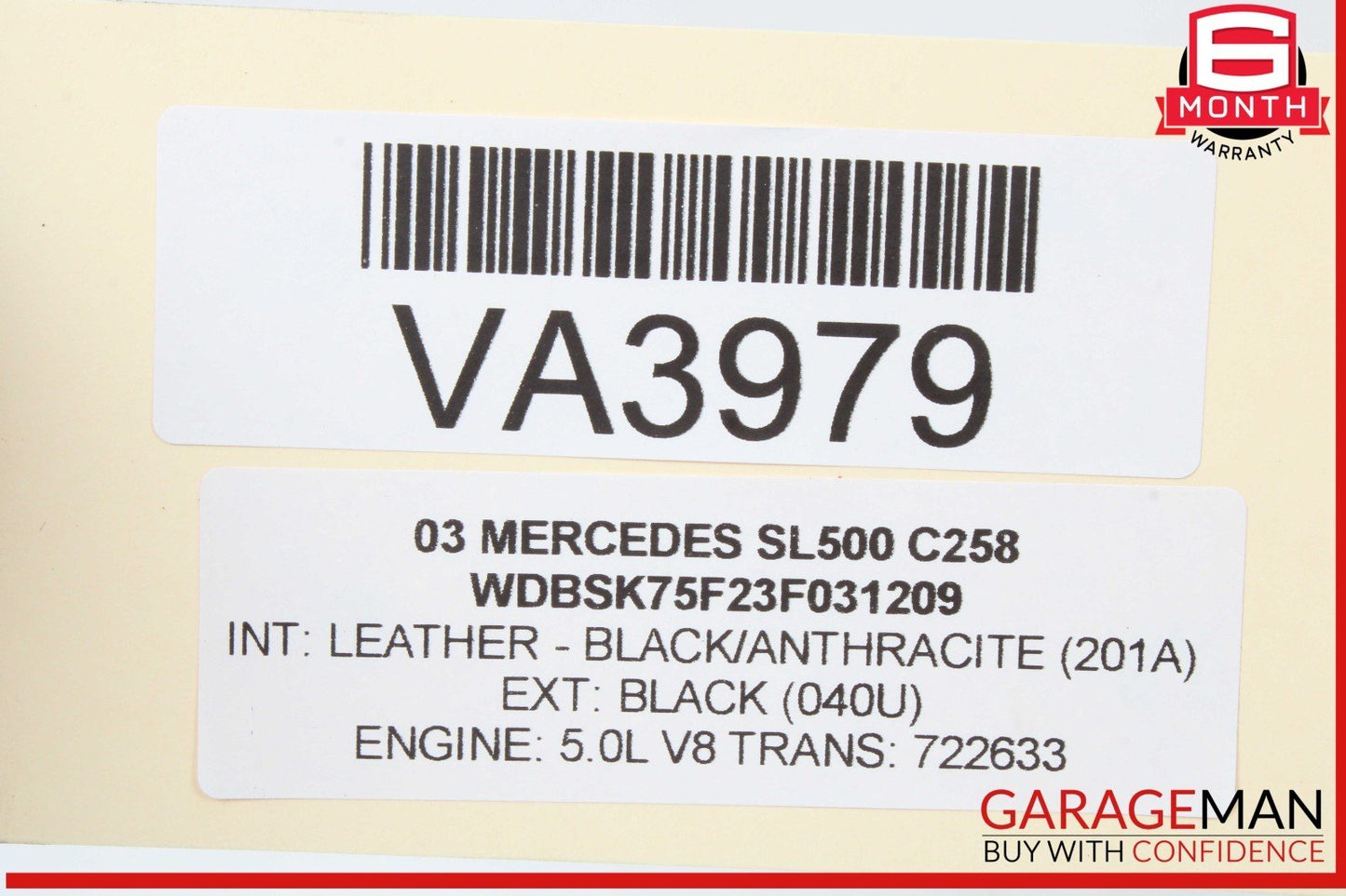 00-08 Mercedes R230 SL500 S500 CL600 CL55 AMG Xenon Headlight HID Ballast Unit