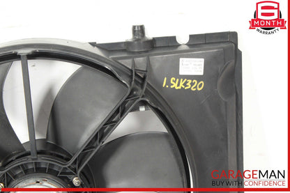 Mercedes R170 SLK320 Engine Motor Cooling Radiator Fan Assembly OEM
