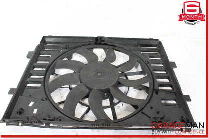 11-18 Porsche Cayenne 958 Engine Cooling Fan Motor Shroud Assembly OEM