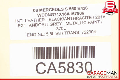 07-13 Mercedes W221 S550 S400 S450 Rear Door Window Switch Control Module