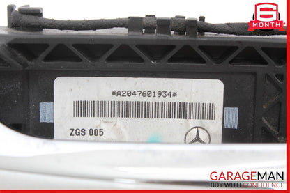 12-16 Mercedes R172 SLK350 Front Left Exterior Door Handle Keyless Go Silver