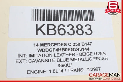 08-18 Mercedes W204 C250 CLS550 Rear Left Side Door Control Module OEM