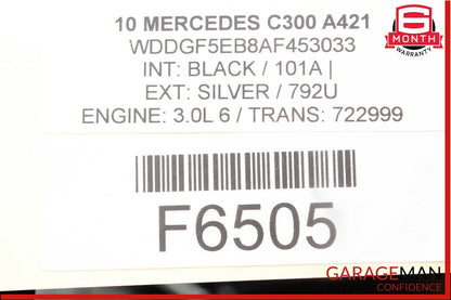 08-14 Mercedes W204 C300 C250 Rear Trunk Tailgate Release Open Handle OEM