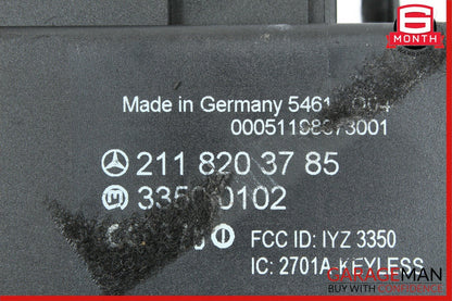 06-11 Mercedes W219 CLS550 E550 Rear Left / Right Door Keyless Go Control Module
