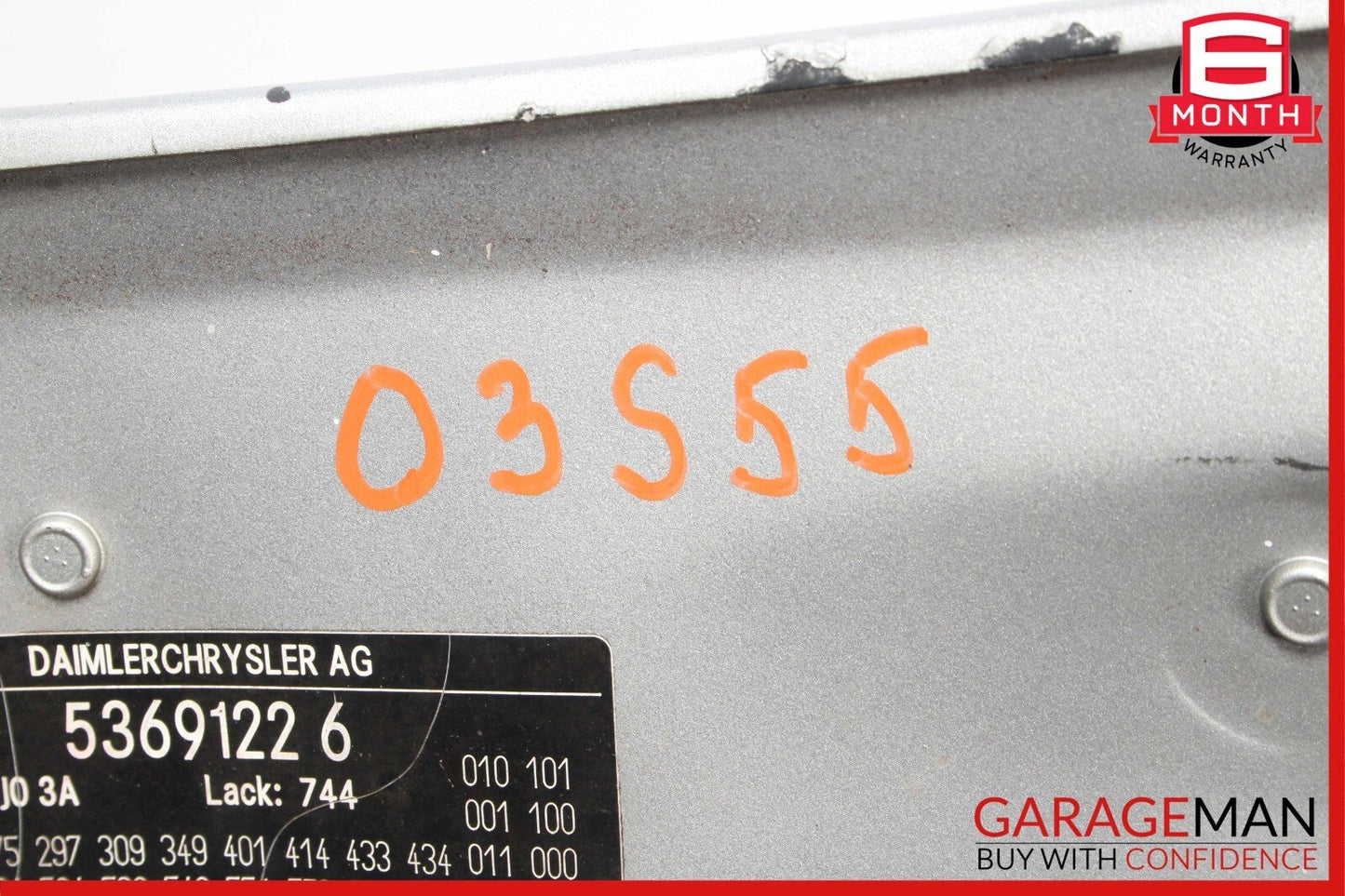 03-06 Mercedes W220 S430 S500 Front Hood Bonnet Panel Brilliant Silver OEM
