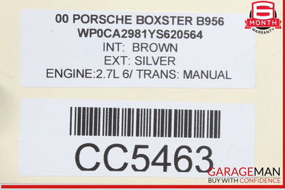 97-05 Porsche Boxster S 986 Right Radiator AC A/C Condenser Fan Assembly OEM