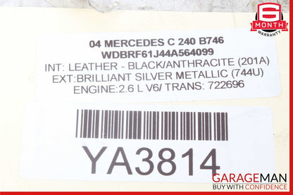 01-07 Mercedes W203 C240 C320 Front Right Side Headlight Head Light Bracket OEM