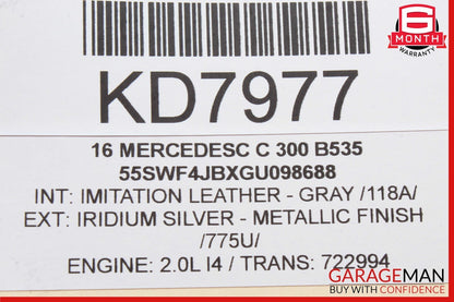 14-19 Mercedes W205 C300 GLC350 S550 Keyless Go Entry Control Module OEM