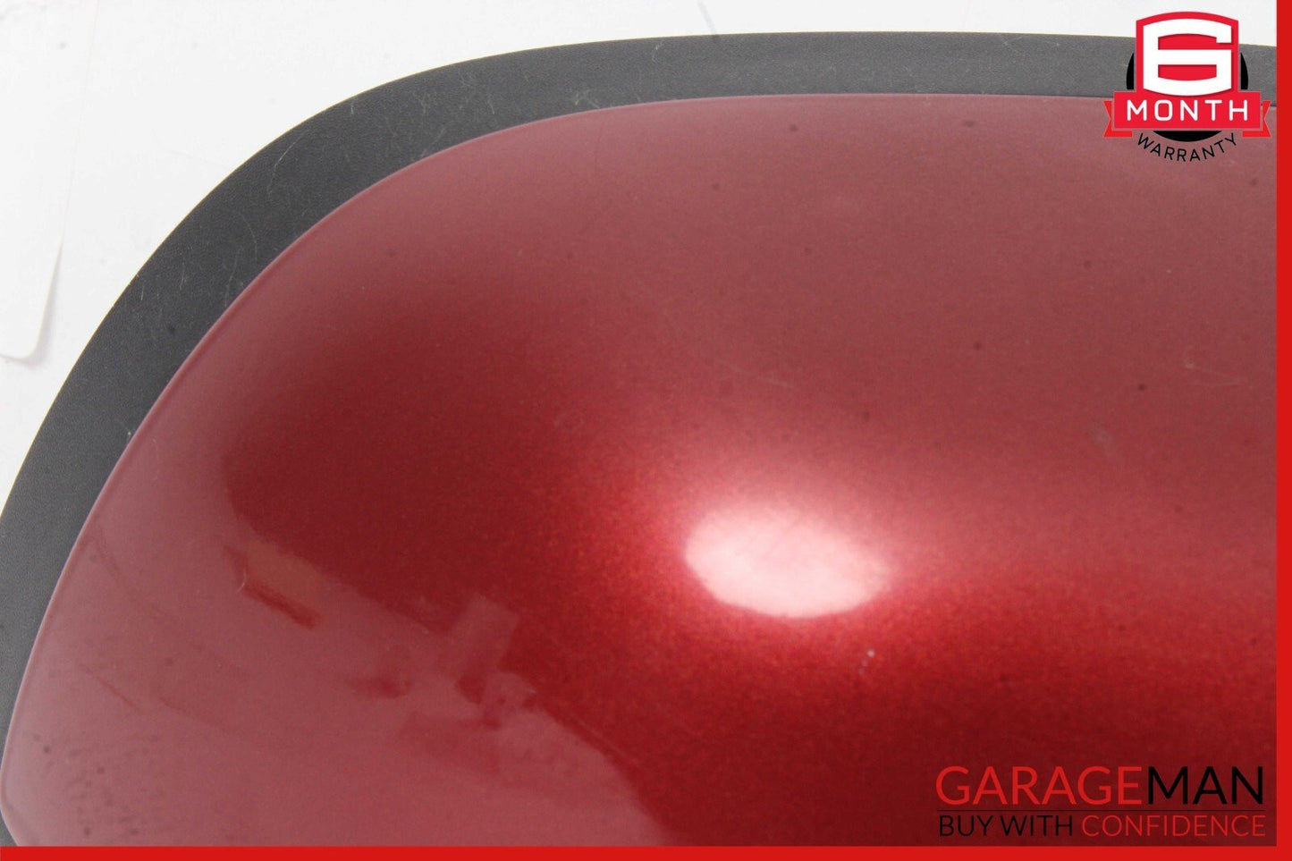 11-12 Nissan Leaf Front Right Passenger Side Door Rear View Mirror Red OEM